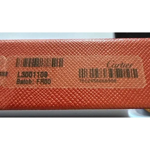 Cartier’ Les Must Caramel Goatskin Leather Phone Case With Dust Bag, Box, Cards - Picture 12 of 15